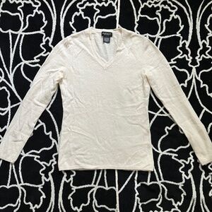 Lord & Taylor Cashmere V-neck Sweater